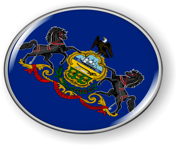 Pennsylvania - State Flag Emblem
